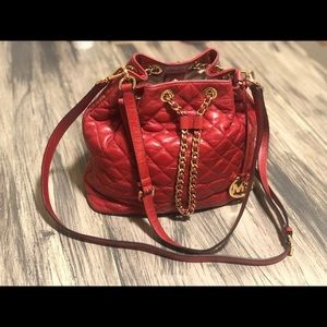Michael Kors Frankie Quilted Bucket Bag